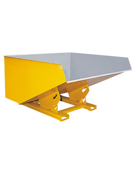 forward tipping skip for forklift