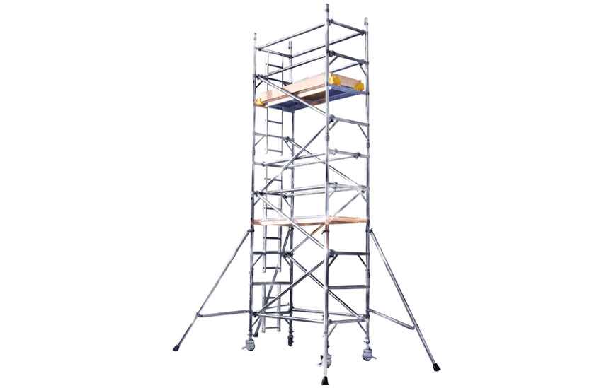 single width aluminium scaffold tower